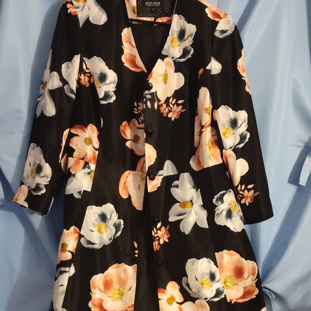 Boden Black and White Blazer Elegant Suit Jacket And Inner Dress